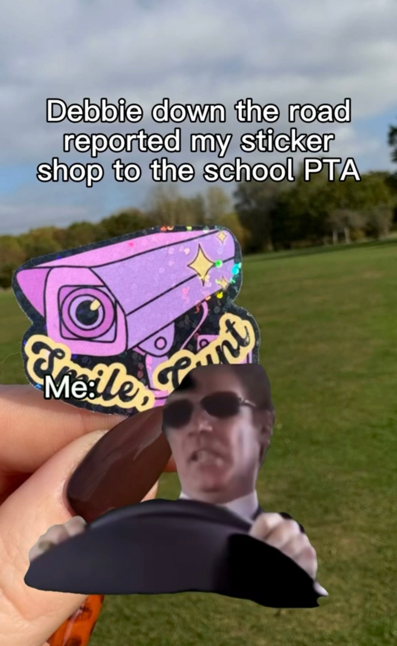 School PTA reported my sticker shop