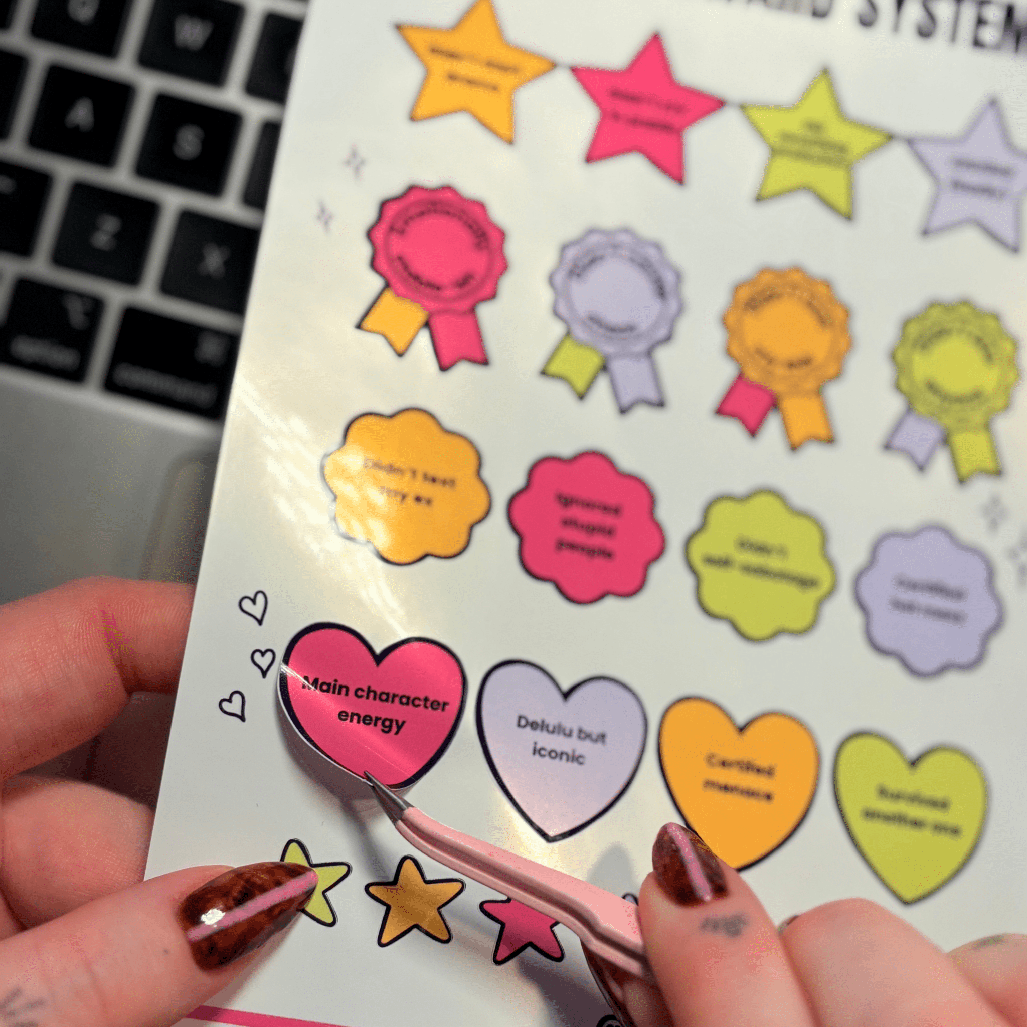 Chaos reward system sticker sheetSticker Sheet (Adult reward)The Offensive Sticker Co.