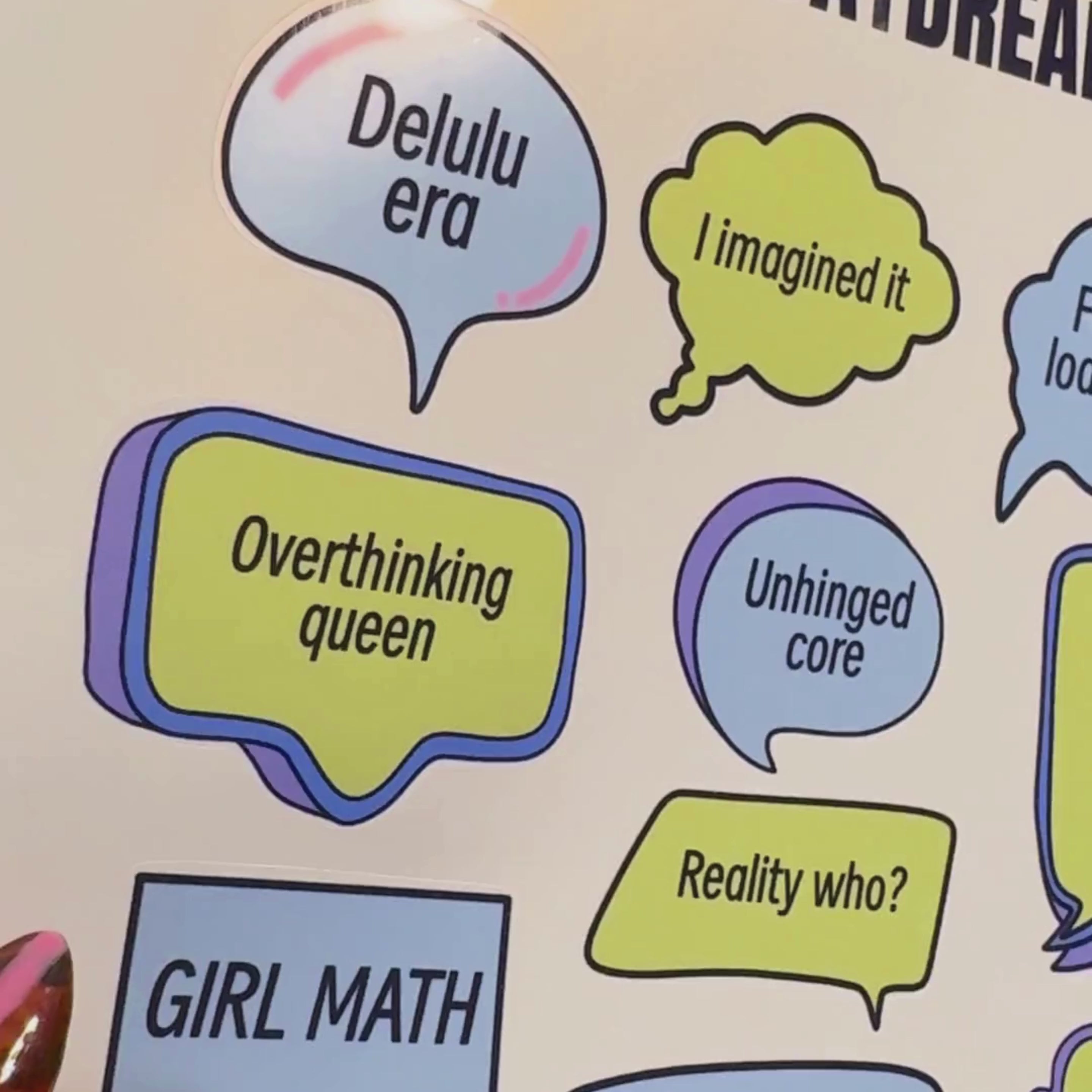 The personality pack 3 sheet sticker bundle